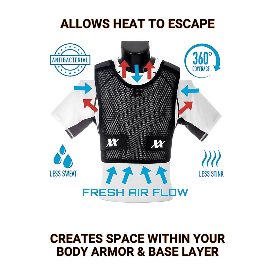221B Tactical Maxx-Dri Vest 4.0 Body Armour Ventilation - 360° Air Flow-Tactical Gear UK