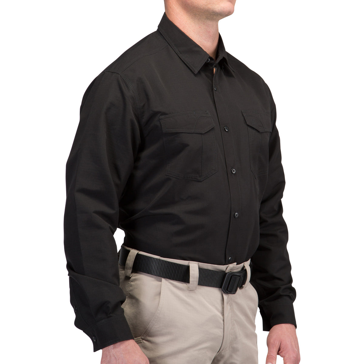 5.11 Fast-Tac TDU Long Sleeve Shirt Black-Tactical Gear UK