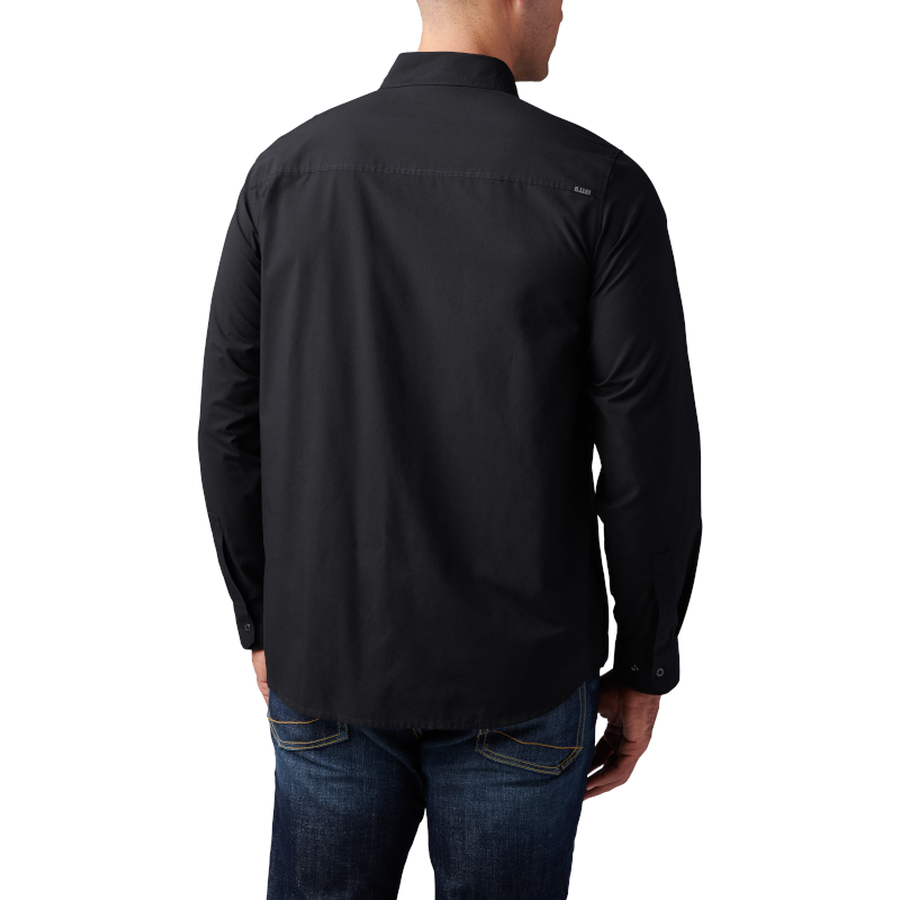 5.11 Igor Solid Long Sleeve Shirt Black-Tactical Gear UK