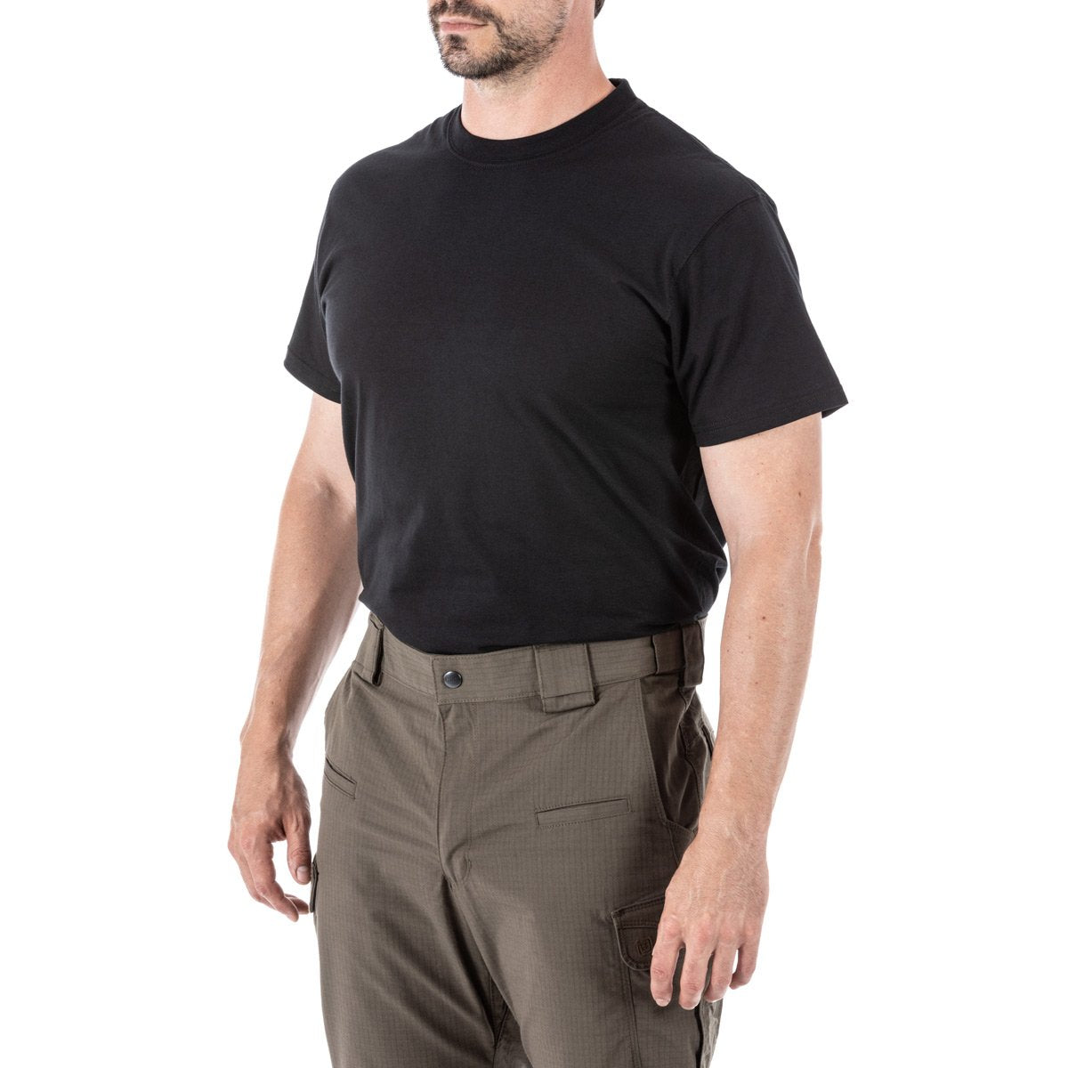 5.11 Mens Utili-T Crew Tees Pack of 3 Black-Tactical Gear UK