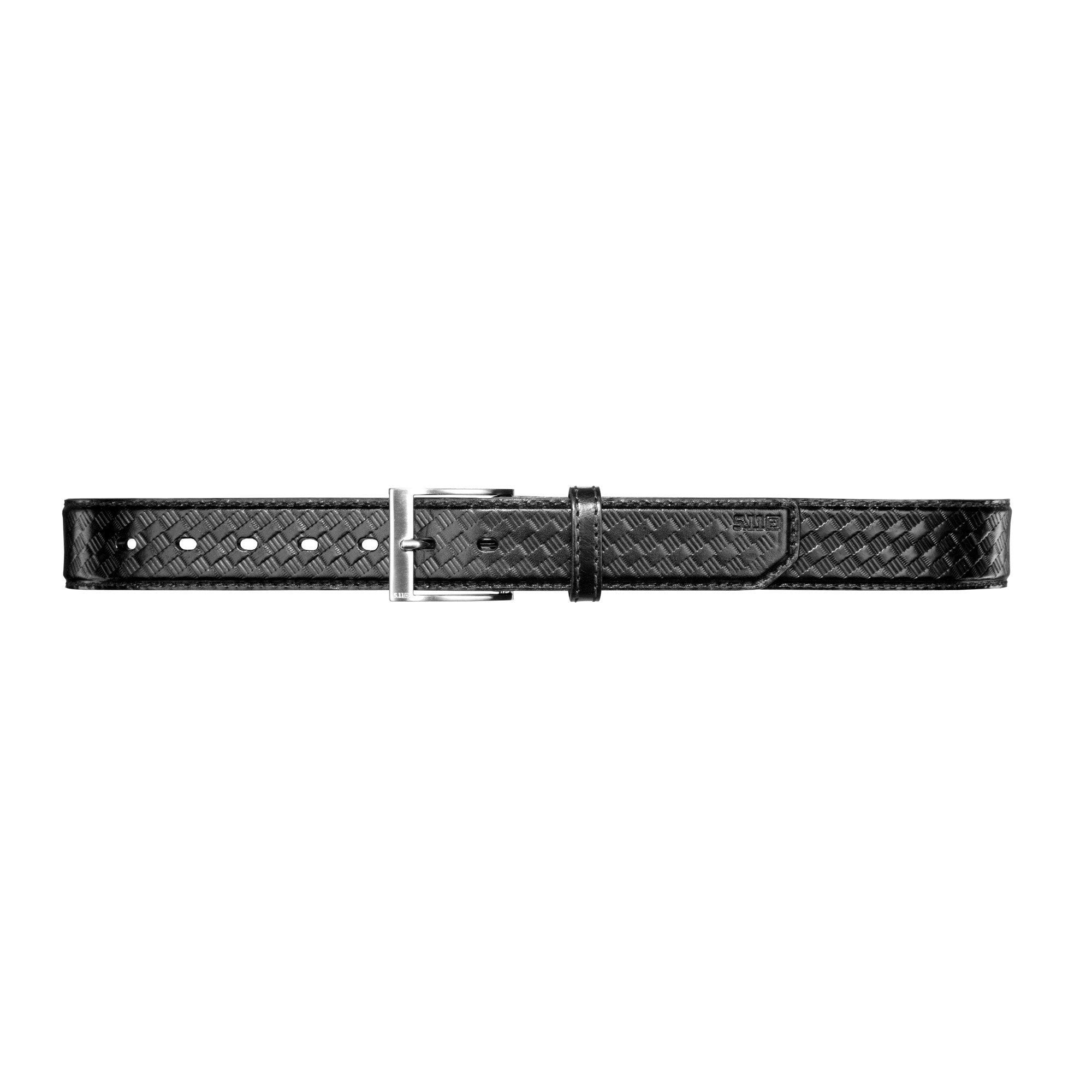 5.11 Tactical 1.5" Basketweave Leather Belt-Tactical Gear UK