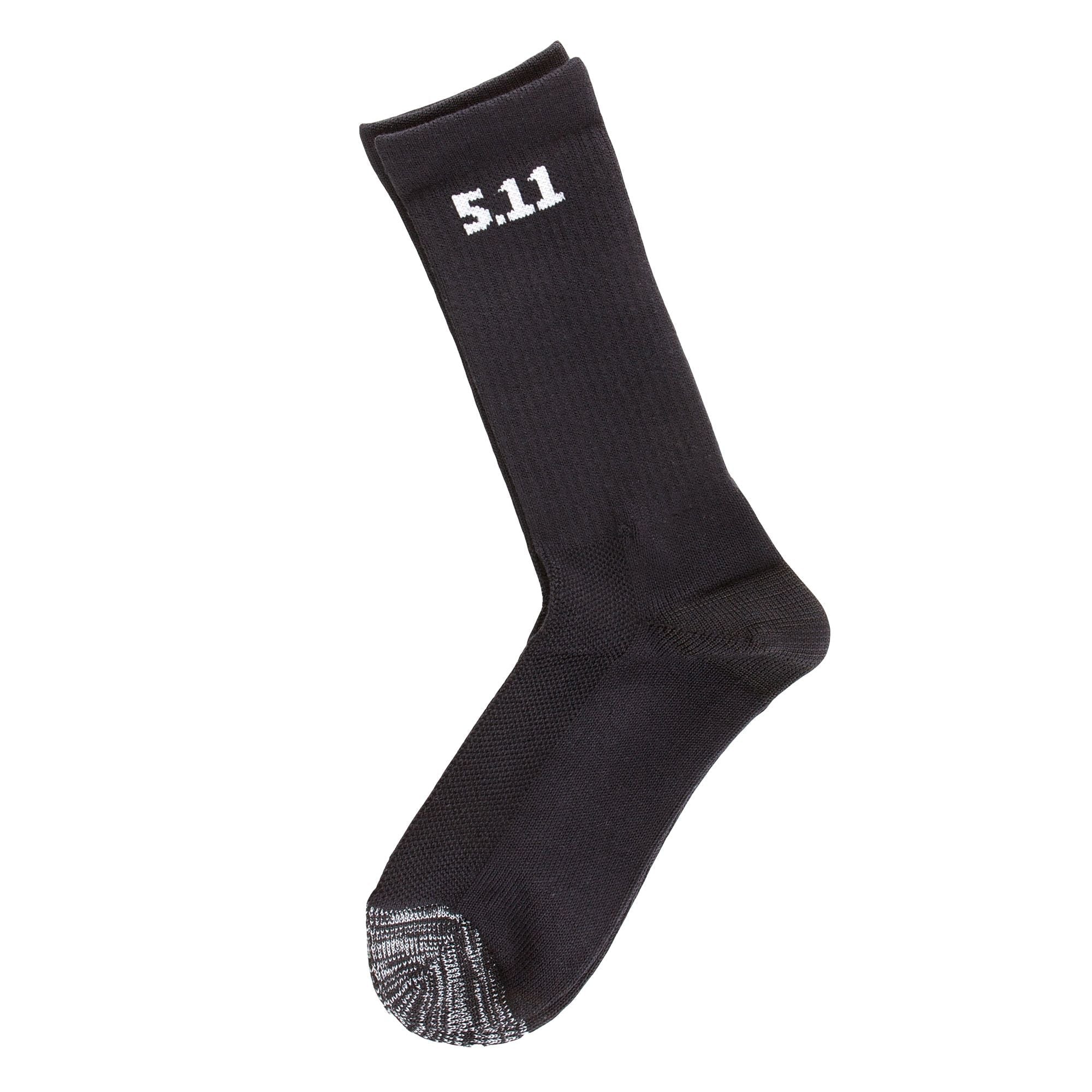 5.11 Tactical 6 Inch Socks Black Pack of 3-Tactical Gear UK