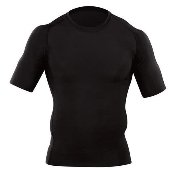 5.11 Tactical Antimicrobial Tight Crew Short Sleeve Shirt Black-Tactical Gear UK