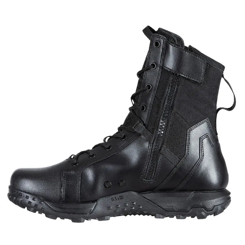 5.11 Tactical A/T 8" Side Zip Boot - Black-Tactical Gear UK