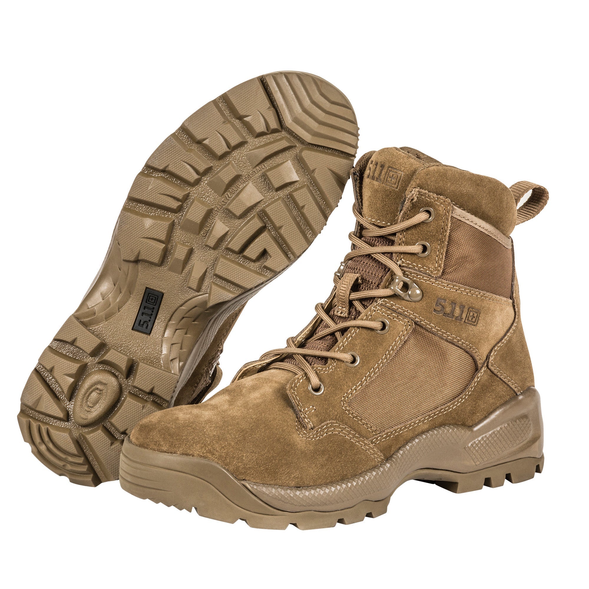 5.11 Tactical ATAC 2.0 6 Inches Side Zip Desert Boot Dark Coyote-Tactical Gear UK