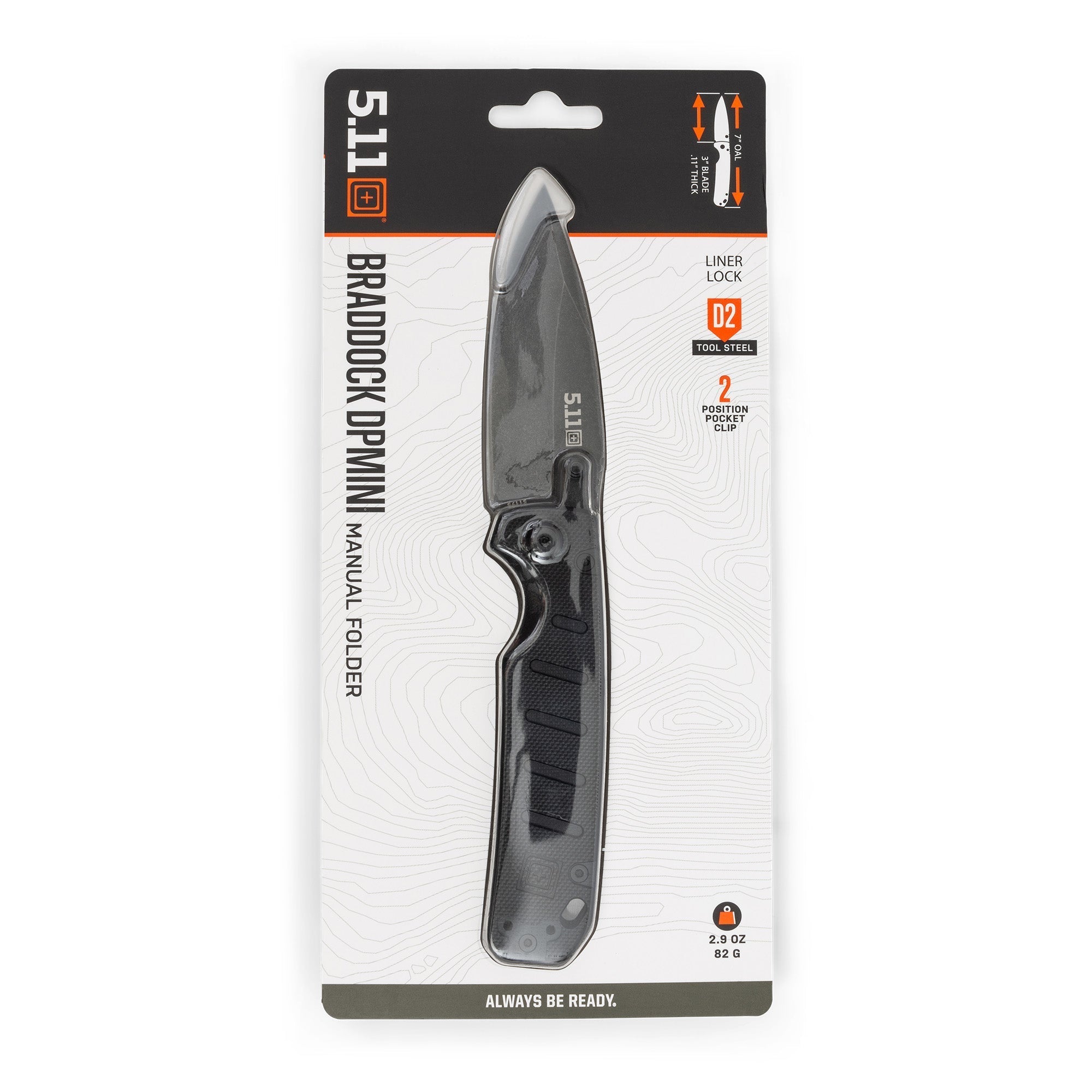 5.11 Tactical Braddock DP Mini Knife-Tactical Gear UK