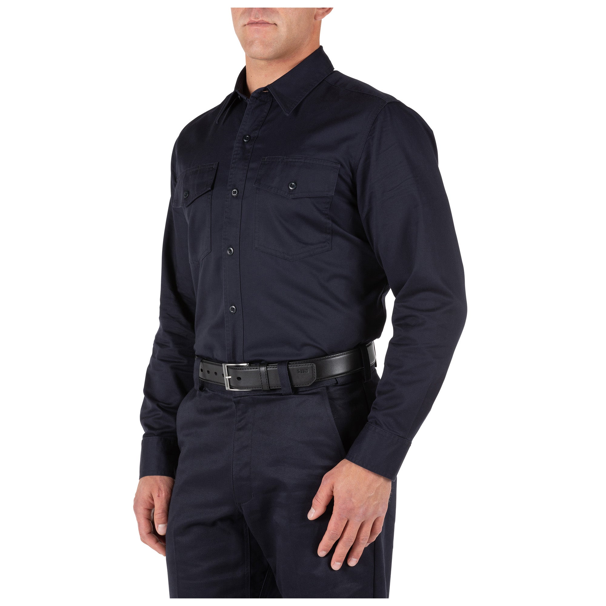 5.11 Tactical Company Long Sleeve Shirt Fire Navy-Tactical Gear UK