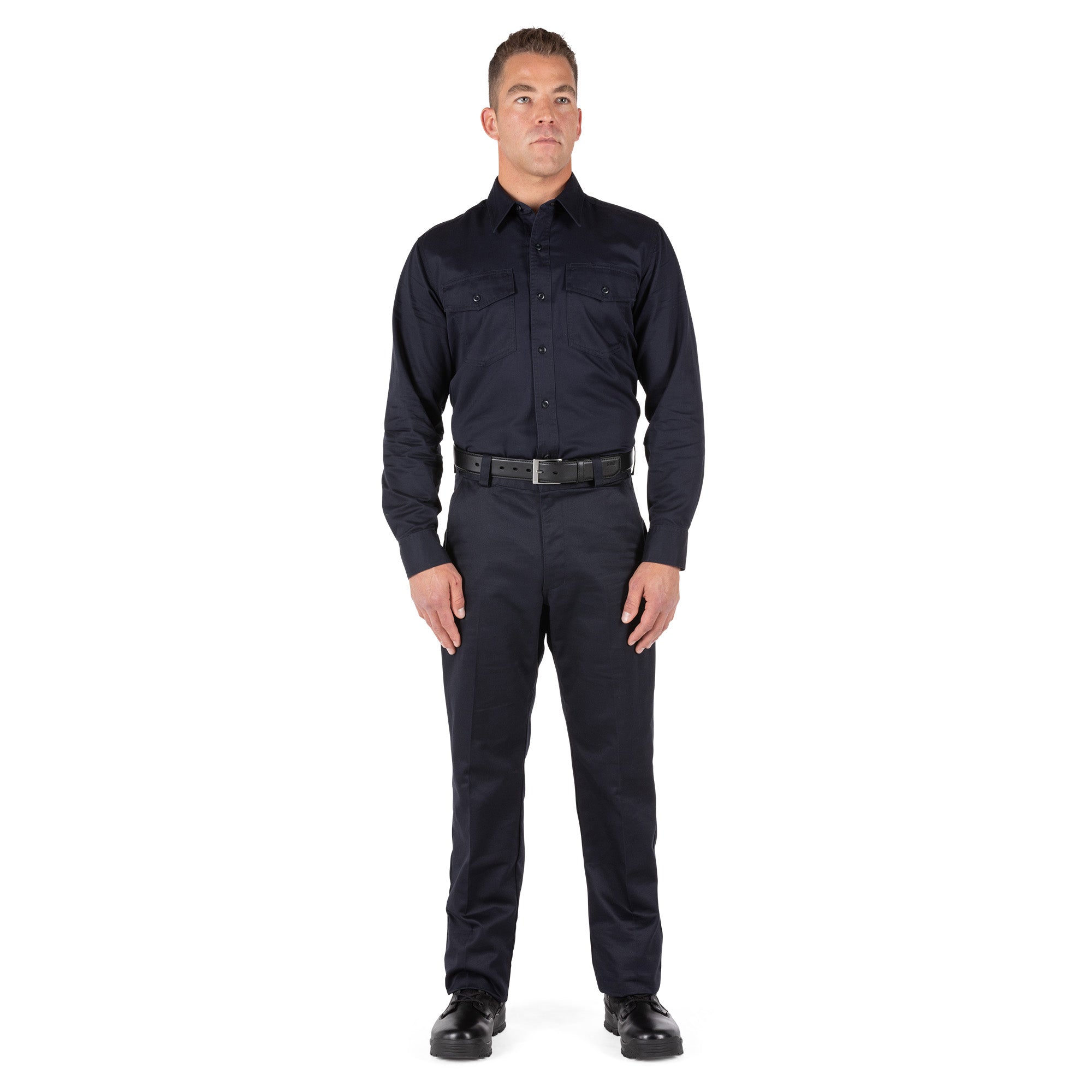 5.11 Tactical Company Long Sleeve Shirt Fire Navy-Tactical Gear UK