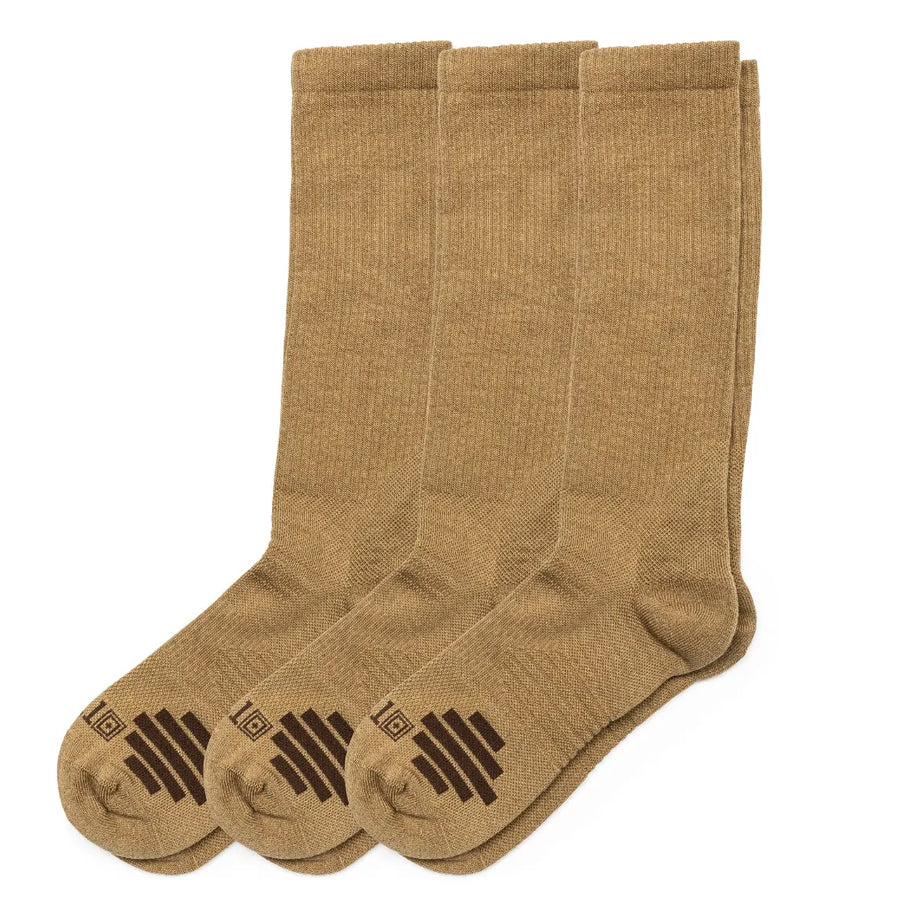 5.11 Tactical Duty Ready Plus OTC Socks Pack of 3-Tactical Gear UK