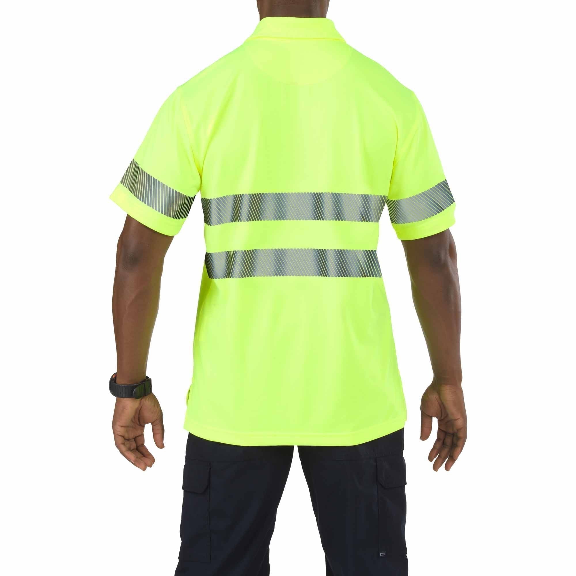 5.11 Tactical High-Visibility Yellow Short Sleeve Polo-Tactical Gear UK