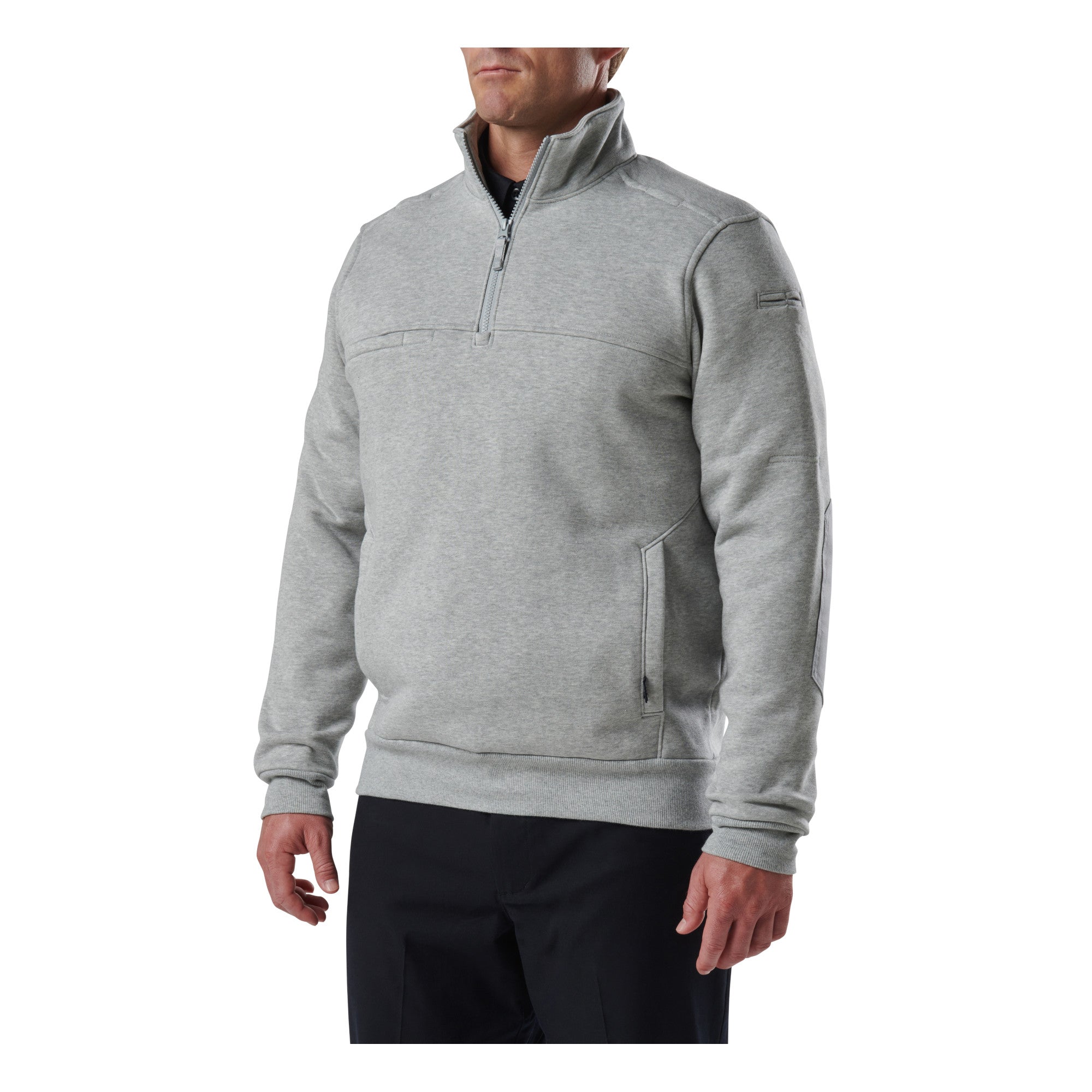 5.11 Tactical Job Shirt 1/4 Zip 2.0 Heater Grey-Tactical Gear UK