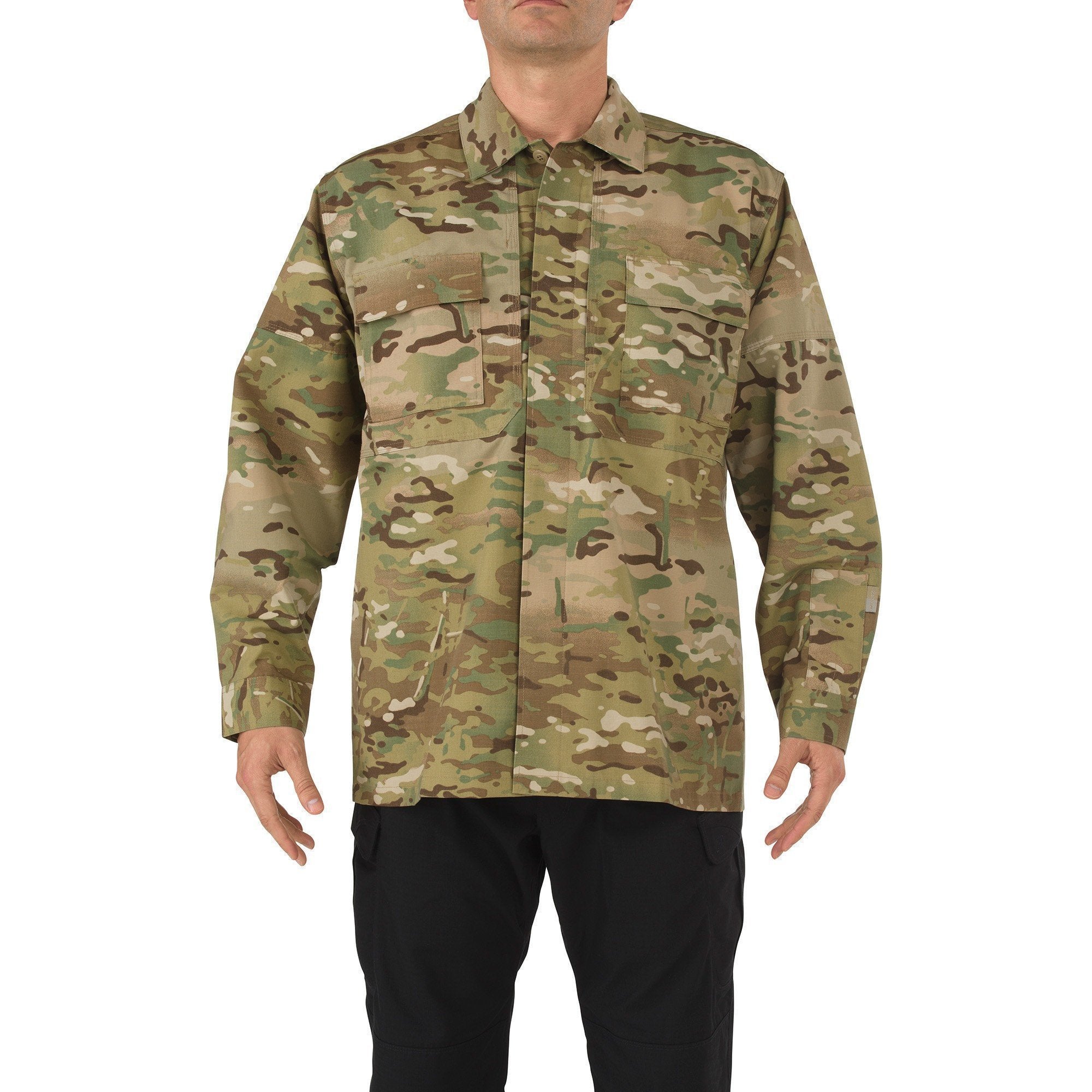 5.11 Tactical MultiCam Long Sleeve TDU Shirt-Tactical Gear UK