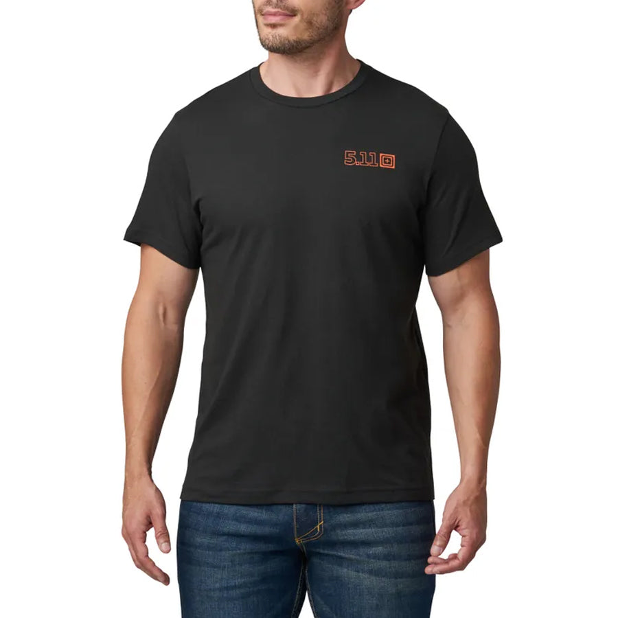 5.11 Tactical Pull up a Chair Tee Black-Tactical Gear UK