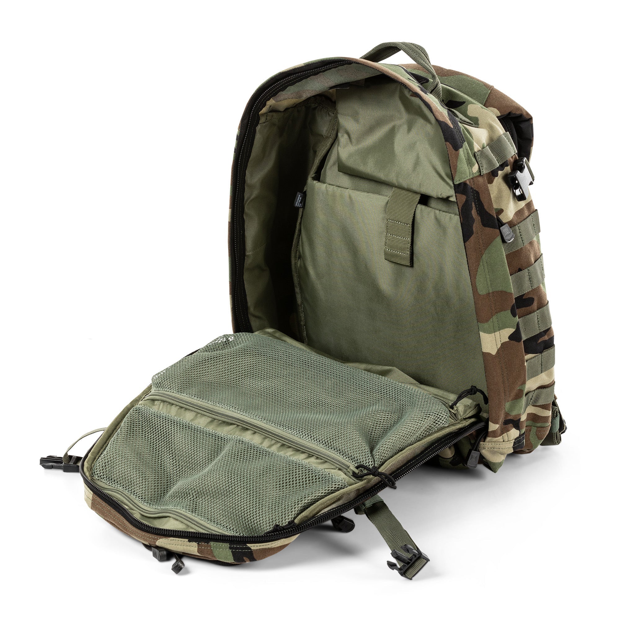 5.11 Tactical RUSH 24 2.0 Backpack 37L Woodland Camo-Tactical Gear UK