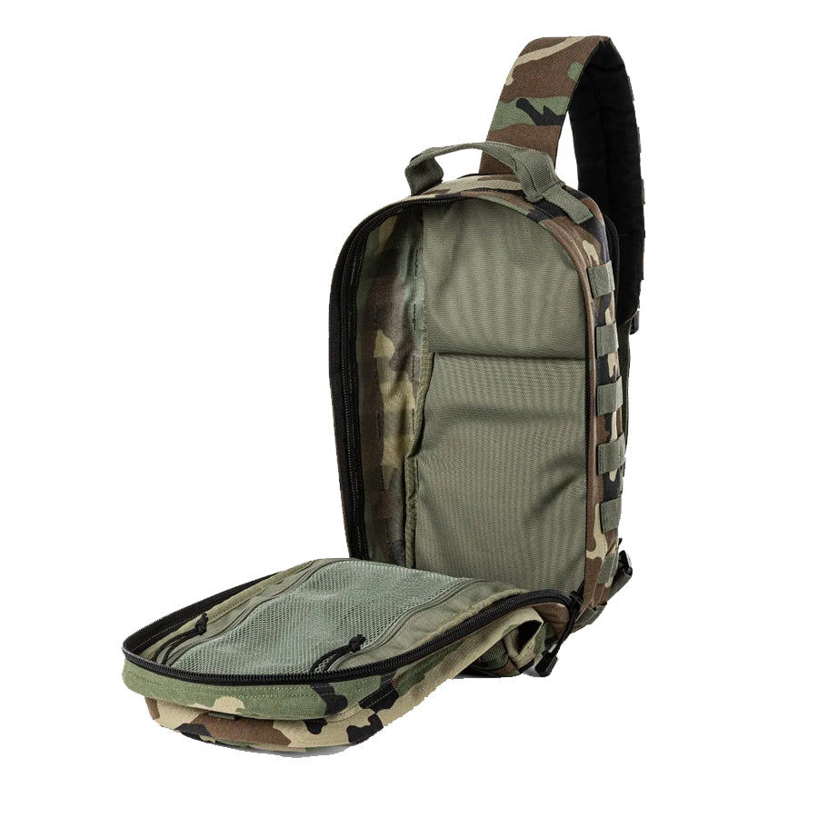 5.11 Tactical RUSH MOAB 8 Woodland Sling Pack 13L-Tactical Gear UK