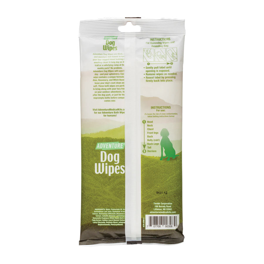Adventure Medical Kits Adventure Dog Wipes Pack of 8-Tactical Gear UK