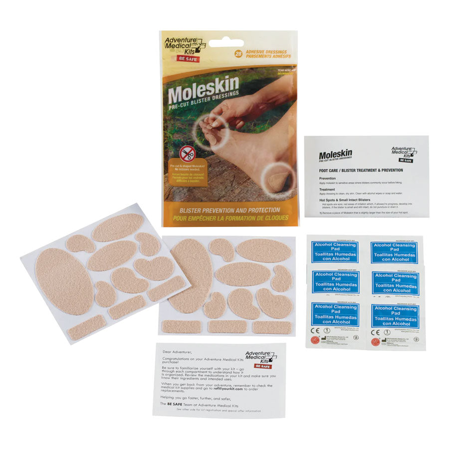Adventure Medical Kits Moleskin Pre-Cut Blister Dressings-Tactical Gear UK