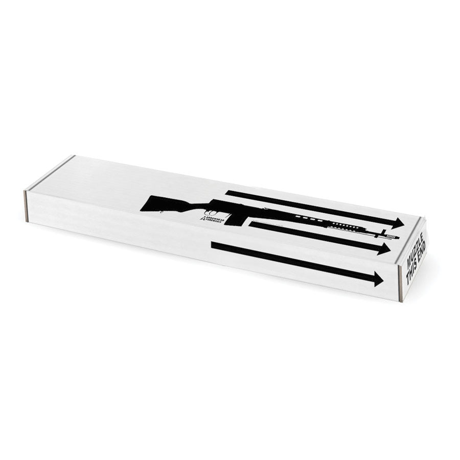 Arrowhead Forensics Printed Tie Down Large Weapons Boxes - Rifle Box - 51.5 x 9 x 3.5 inches - 25/pk-Tactical Gear UK