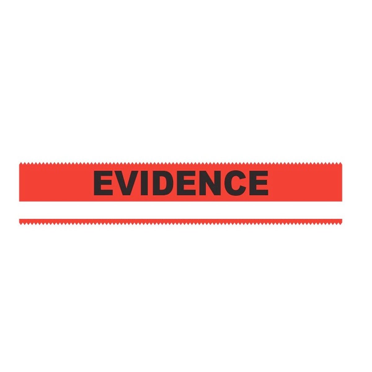 Arrowhead Forensics SealGuard Labels Evidence - Red/White Stripe 100 Box-Tactical Gear UK