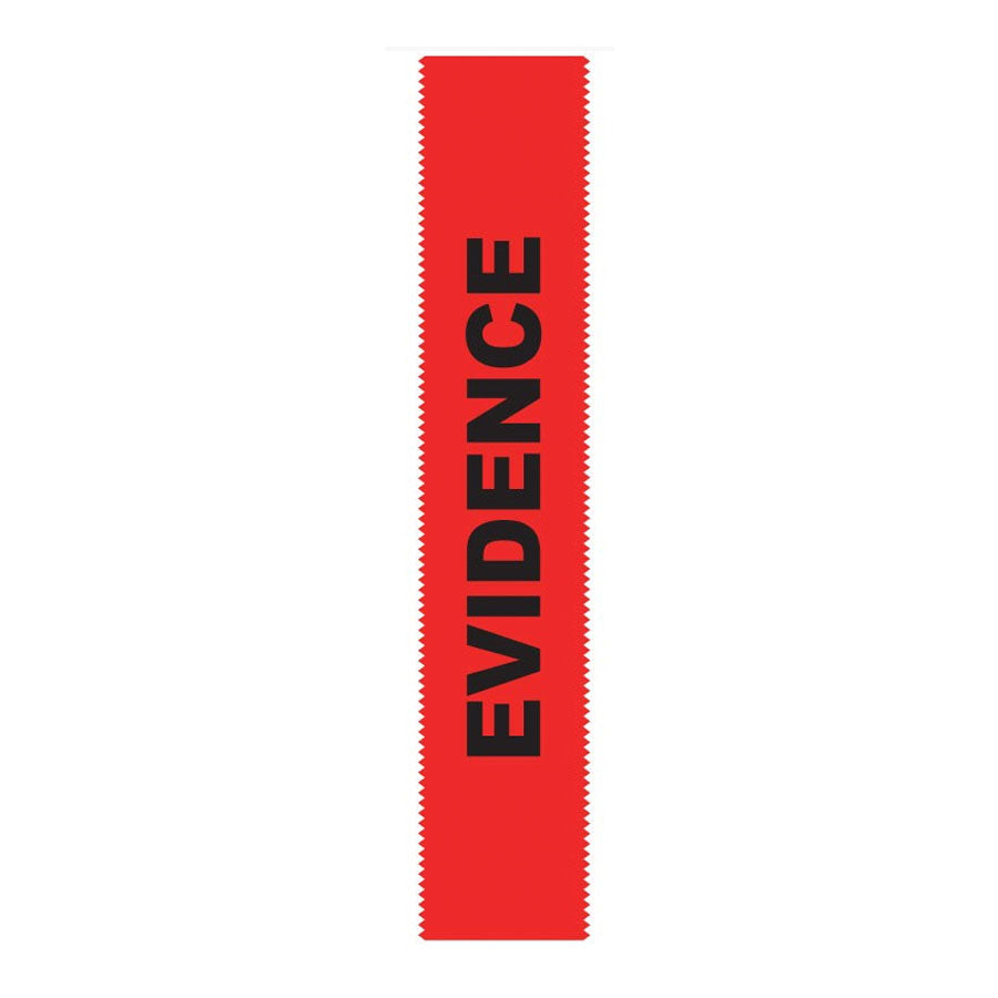 Arrowhead Forensics SealGuard Split Back Evidence Tape Solid Red "Evidence" Imprint 1.375" x 108'-Tactical Gear UK