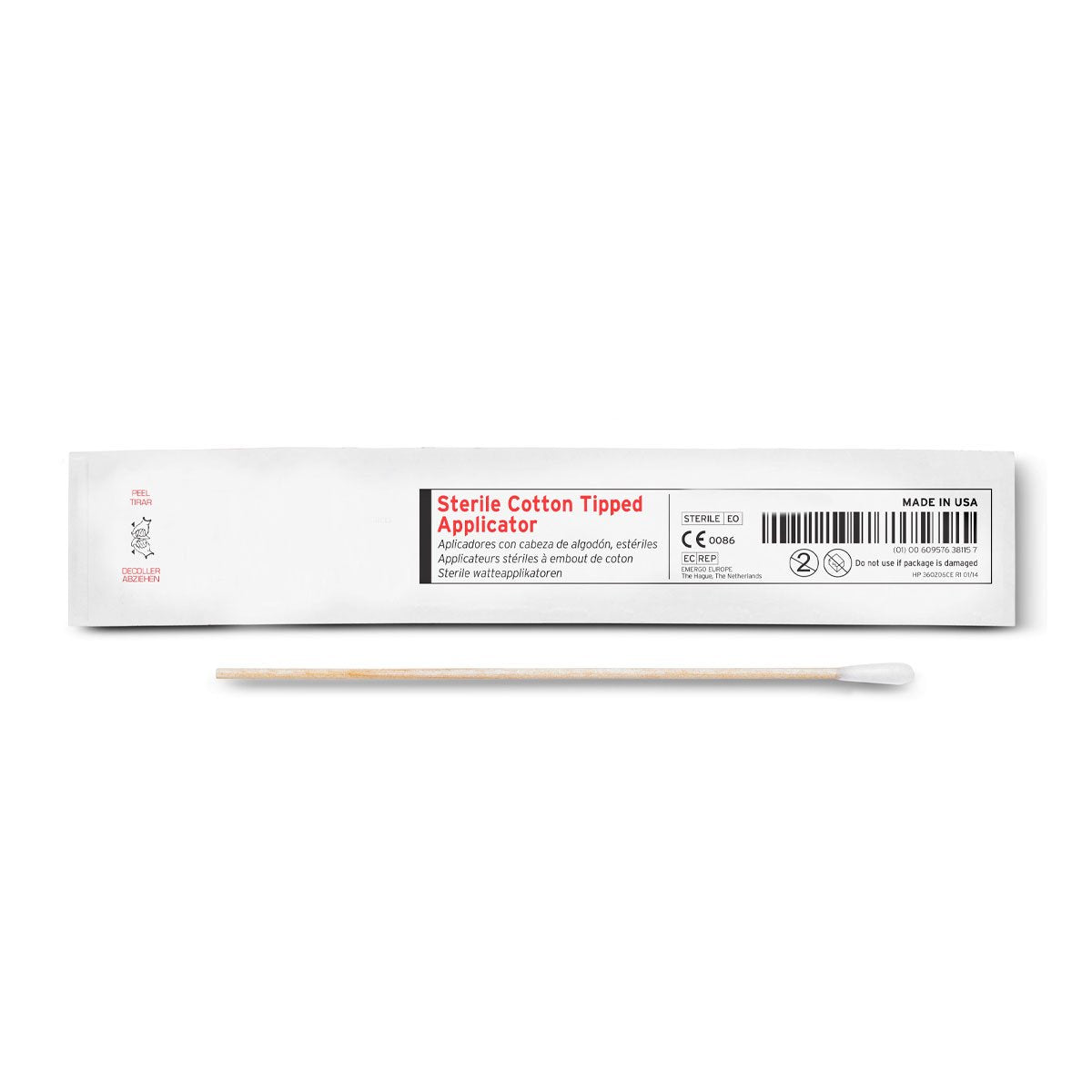Arrowhead Forensics Sterile DNA Free Cotton Tipped Swab - 6 inches 100/pk-Tactical Gear UK