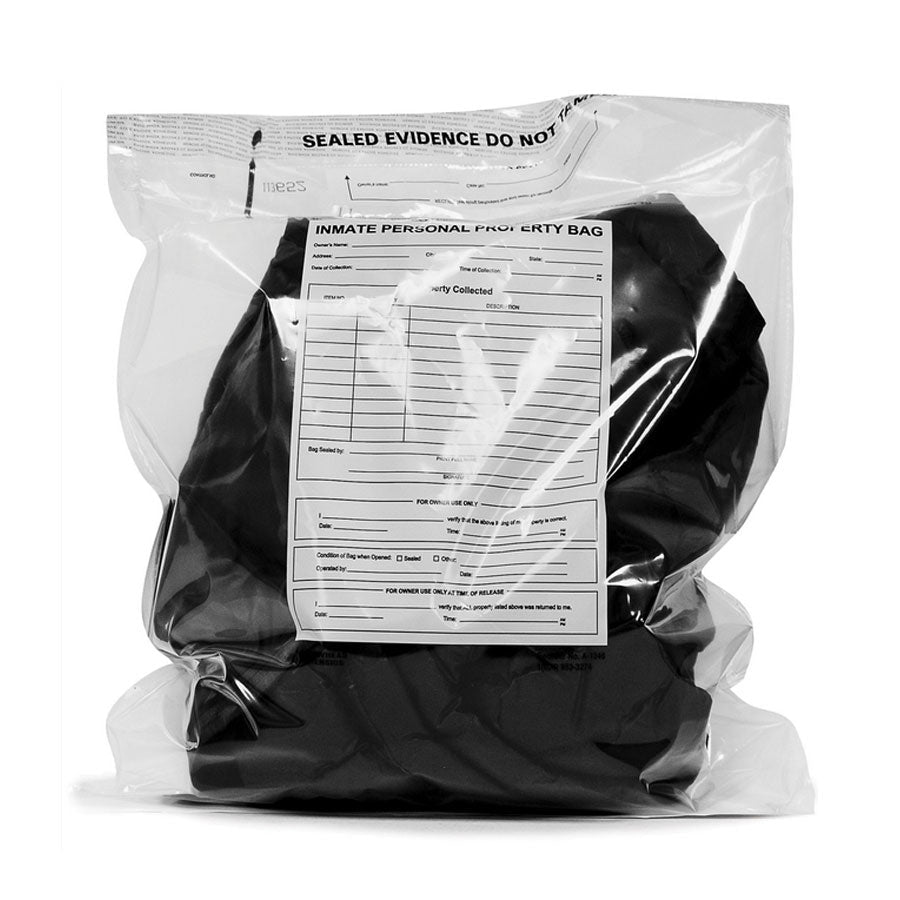 Arrowhead Forensics SureSeal Tamper Indicating Inmate Personal Property Storage Bag - 20” x 20” - 100/pk-Tactical Gear UK
