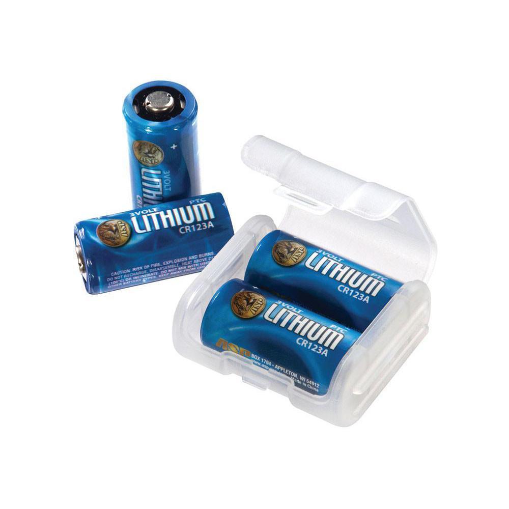 ASP CR123A Lithium Batteries - 4 Pack plus Link Case-Tactical Gear UK