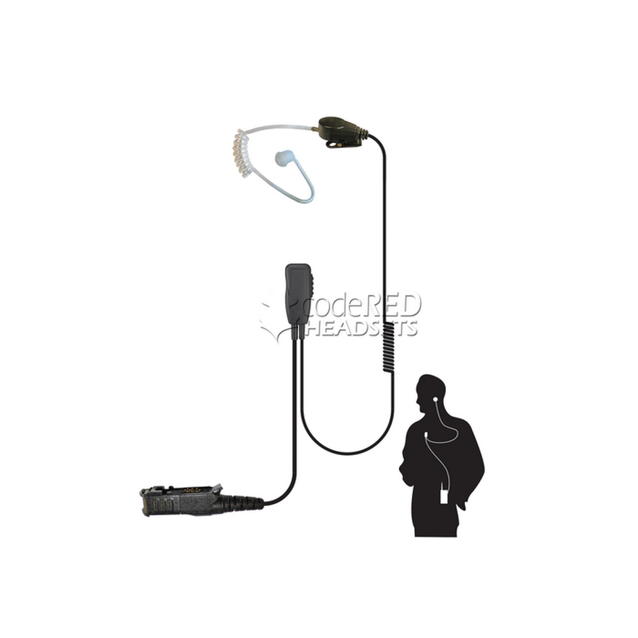 Code Red Headsets Recruit Single Wire Microphone-Tactical Gear UK