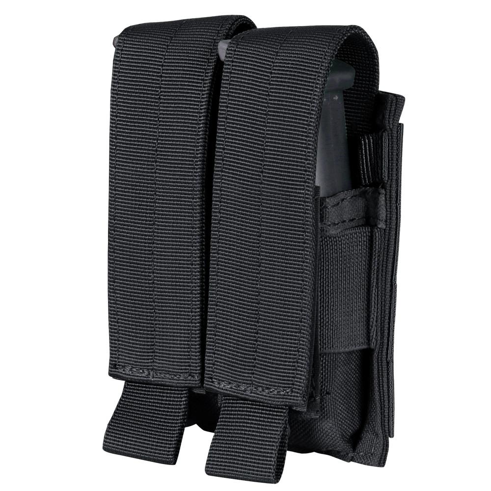 Condor Double Pistol Mag Pouch Black-Tactical Gear UK