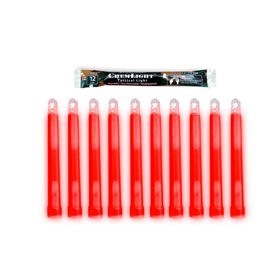 Cyalume ChemLight 6'' 10 Pack-Tactical Gear UK