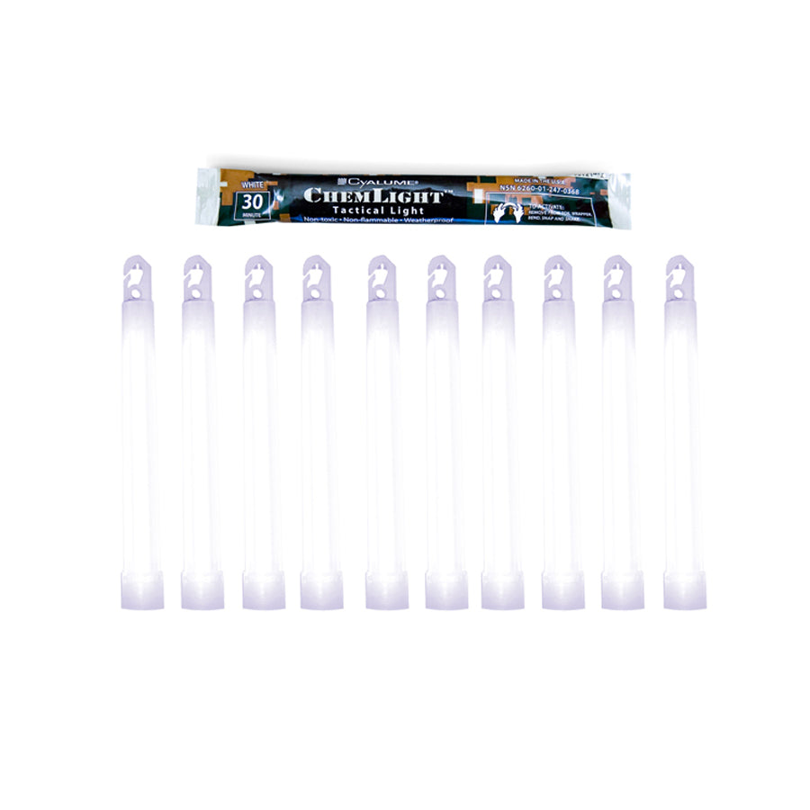 Cyalume ChemLight 6'' 10 Pack-Tactical Gear UK