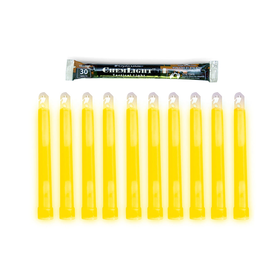 Cyalume ChemLight 6'' 10 Pack-Tactical Gear UK