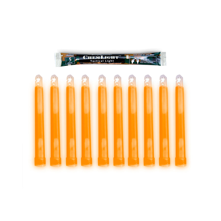 Cyalume ChemLight 6'' 10 Pack-Tactical Gear UK