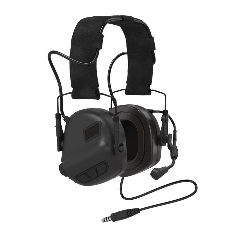 Earmor M32 PLUS Electronic Earmuffs with Microphone - Black-Tactical Gear UK