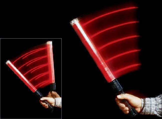 EMI Flashback LED Light Baton Traffic Controller Wand Red-Tactical Gear UK