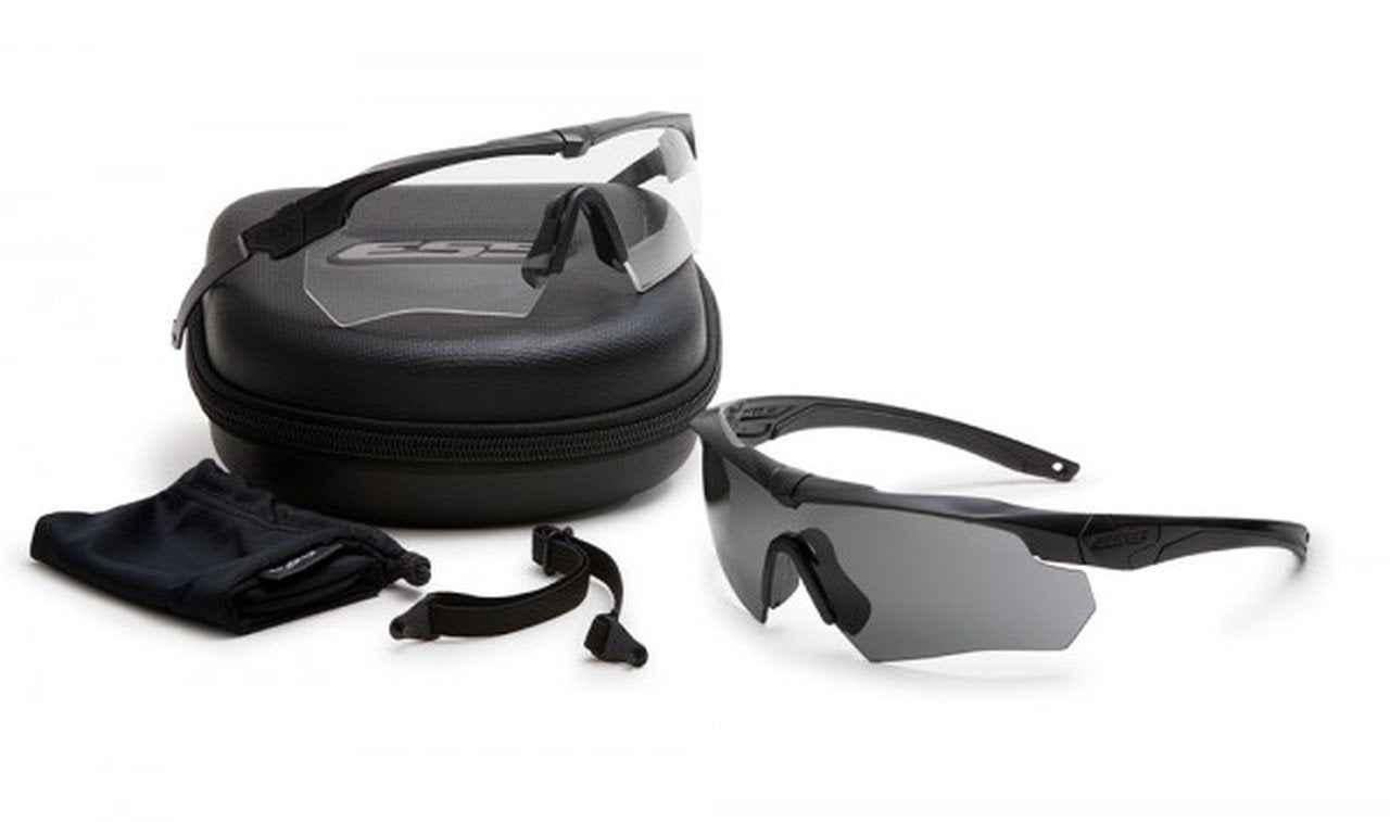 ESS Crossbow Suppressor 2X Kit Complete Clear and Gray Eyewear-Tactical Gear UK