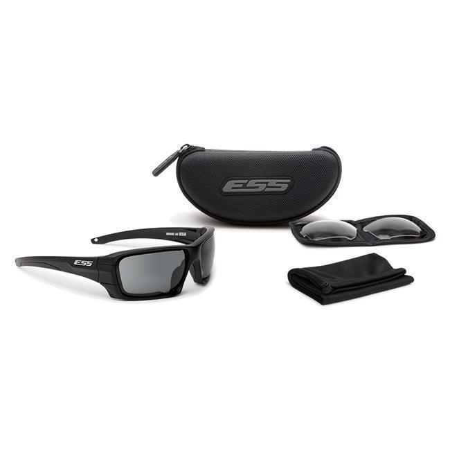 ESS Eyepro Rollbar Black Frame Smoke and Clear 2 Lens Kit-Tactical Gear UK