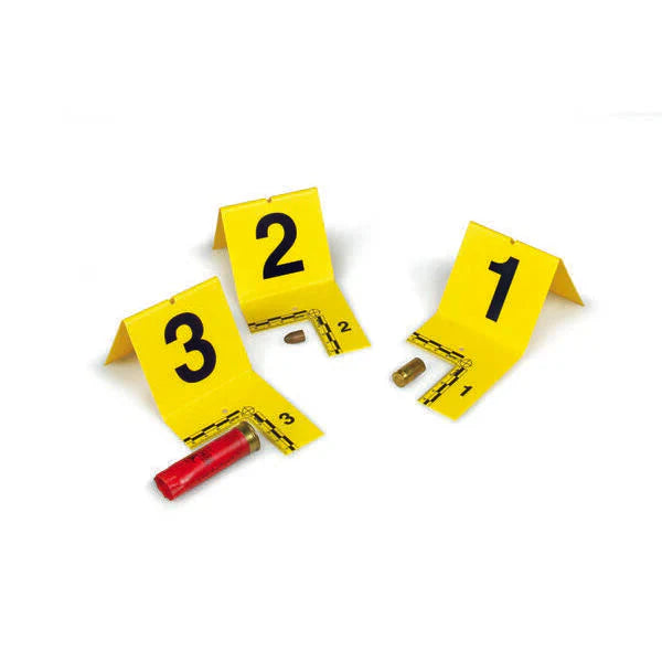 EVI-PAQ Cut-Out ID Tents Set 1-60 Marker Labels Yellow-Tactical Gear UK