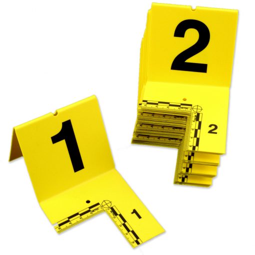 EVI-PAQ Cut-Out ID Tents Set 1-60 Marker Labels Yellow-Tactical Gear UK