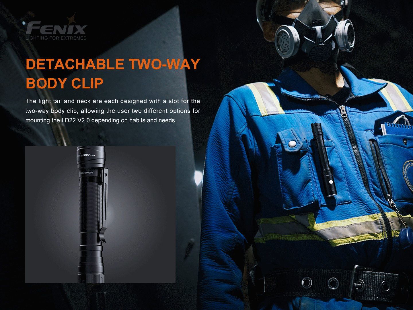 Fenix LD22 V2 Multi Use Flashlight-Tactical Gear UK