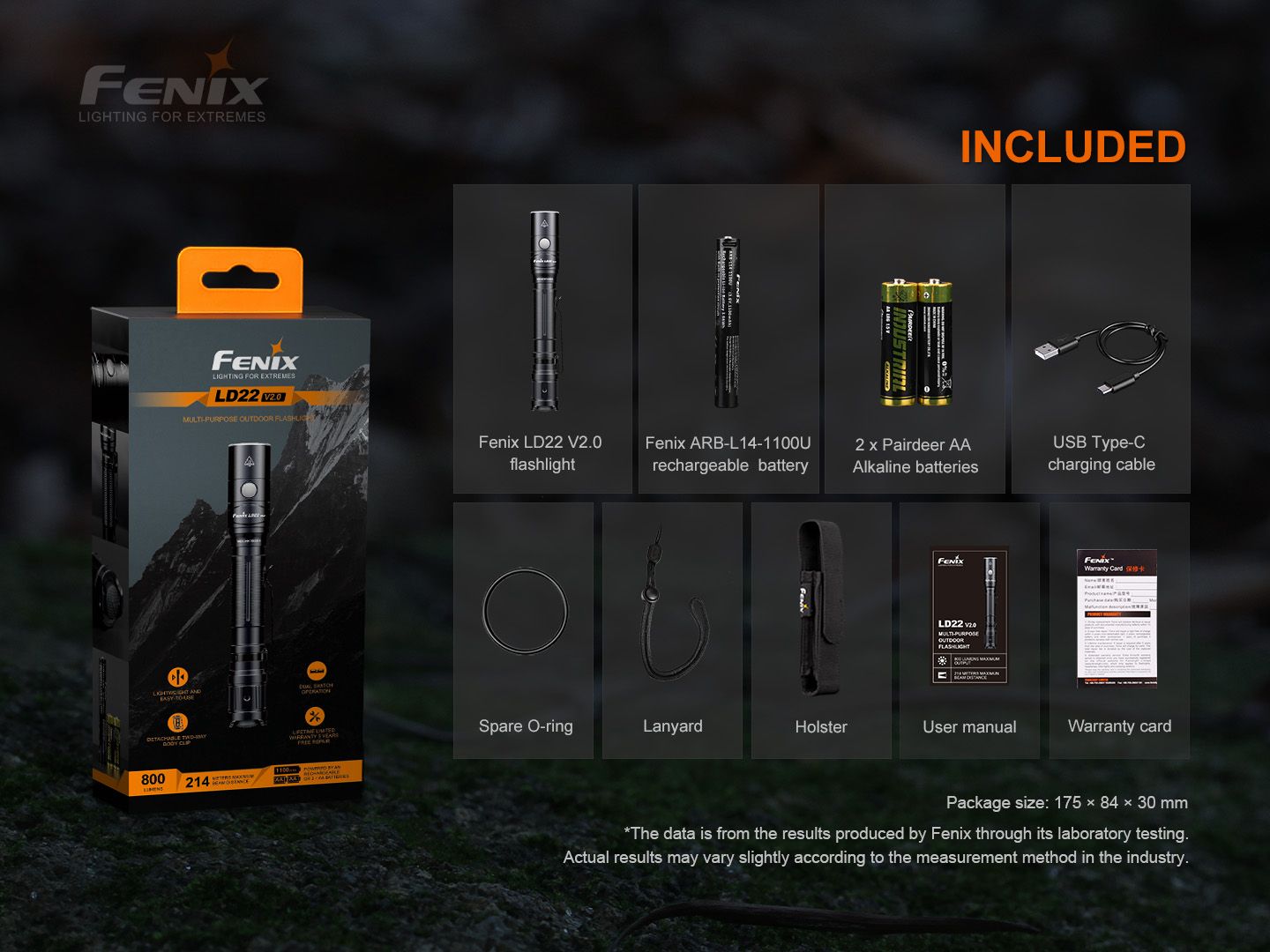 Fenix LD22 V2 Multi Use Flashlight-Tactical Gear UK