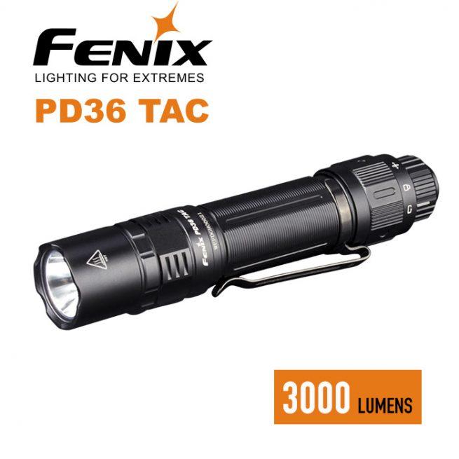 Fenix PD36 TAC 3000 Lumen Flashlight-Tactical Gear UK