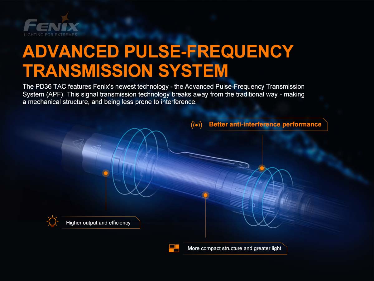 Fenix PD36 TAC 3000 Lumen Flashlight-Tactical Gear UK