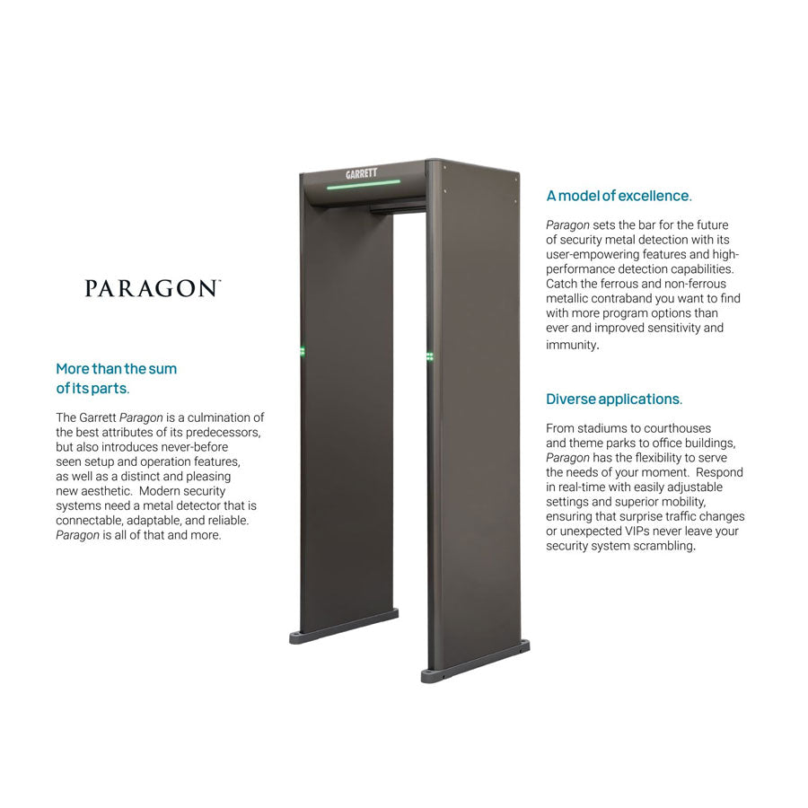 Garrett Paragon Walk-Through Metal Detector-Tactical Gear UK