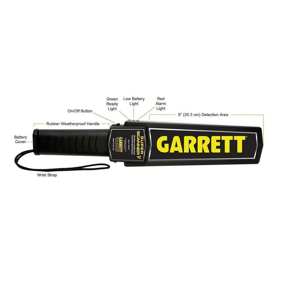 Garrett Super Scanner V Hand Held Metal Detector-Tactical Gear UK