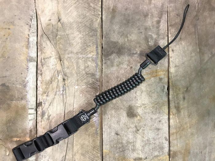 Gemtech Tactical Retention Lanyard Low Reflective Black-Tactical Gear UK