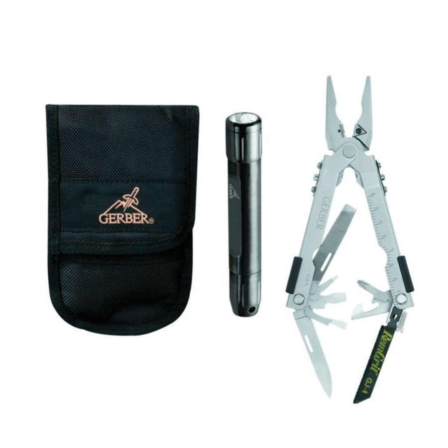 Gerber Maintenance Kit Multi-Plier 600 and Firecracker Flashlight Combo-Tactical Gear UK