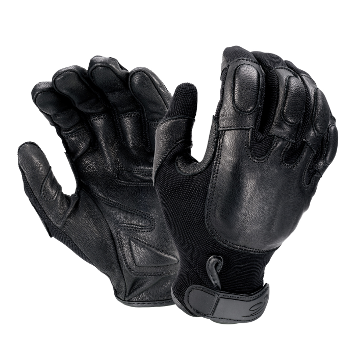 Hatch Defender II Riot Control Glove with Steel Shot - Black-Tactical Gear UK
