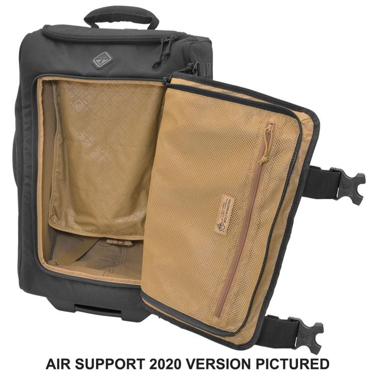 Hazard 4 Air Support V.2020 Rugged Rolling Carry-On Luggage Black-Tactical Gear UK