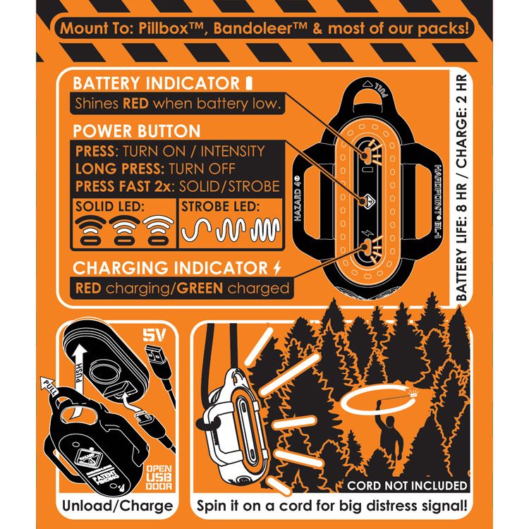 Hazard 4 BeaconLight Kit-B with Boot Cover-Tactical Gear UK